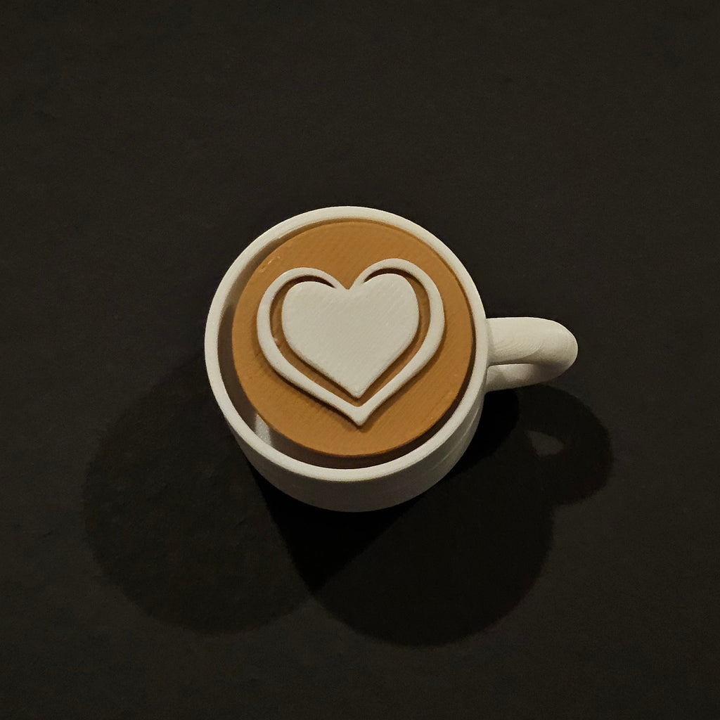Latte Art Coffee (Heart)