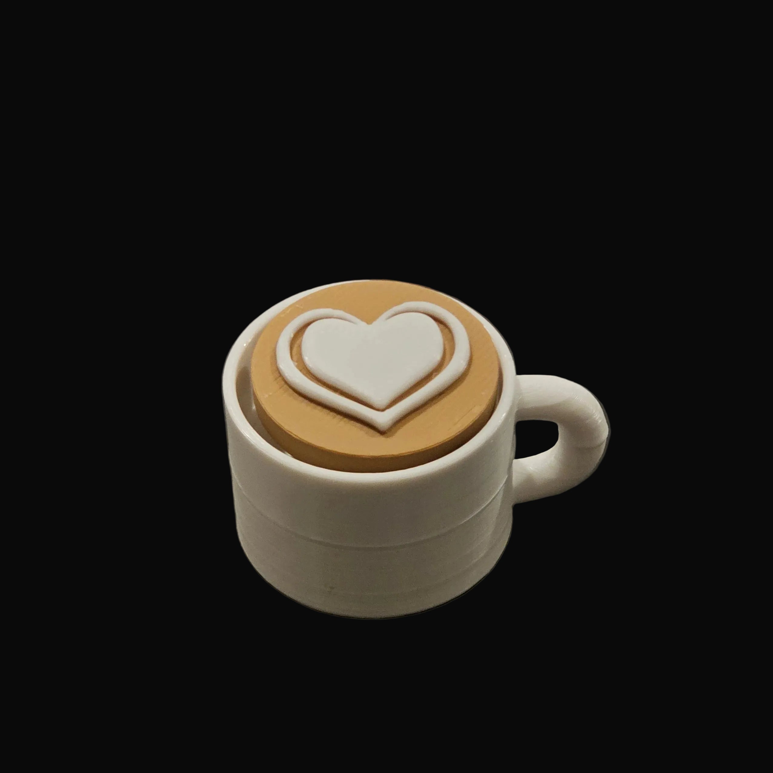 Latte Art Coffee (Heart)