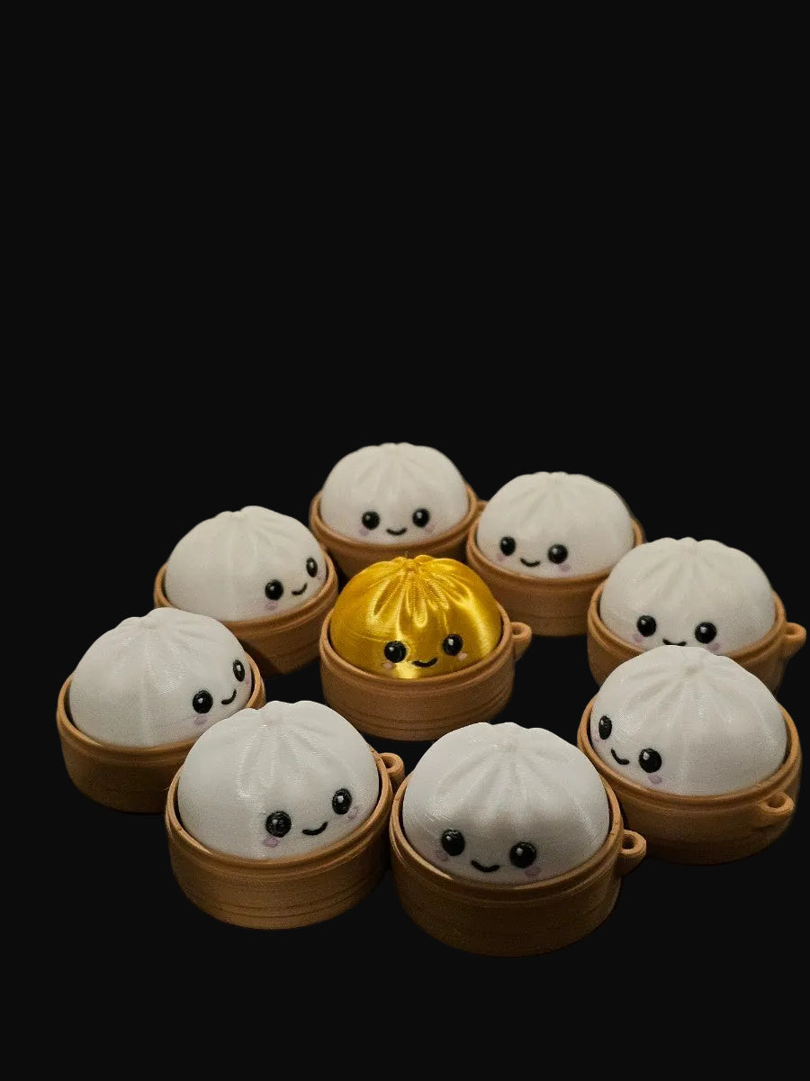 Dumpling Clicker Keychain