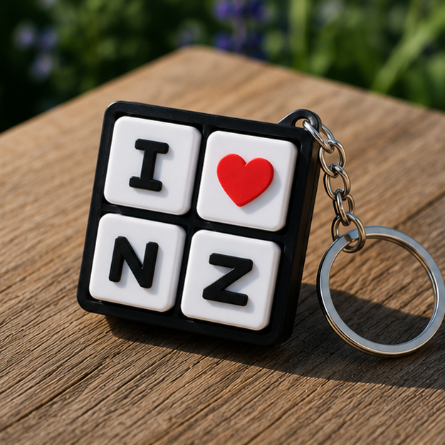 I Love NZ Keychain