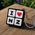 I Love NZ Keychain