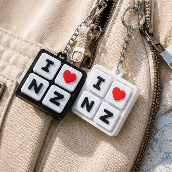 I Love NZ Keychain